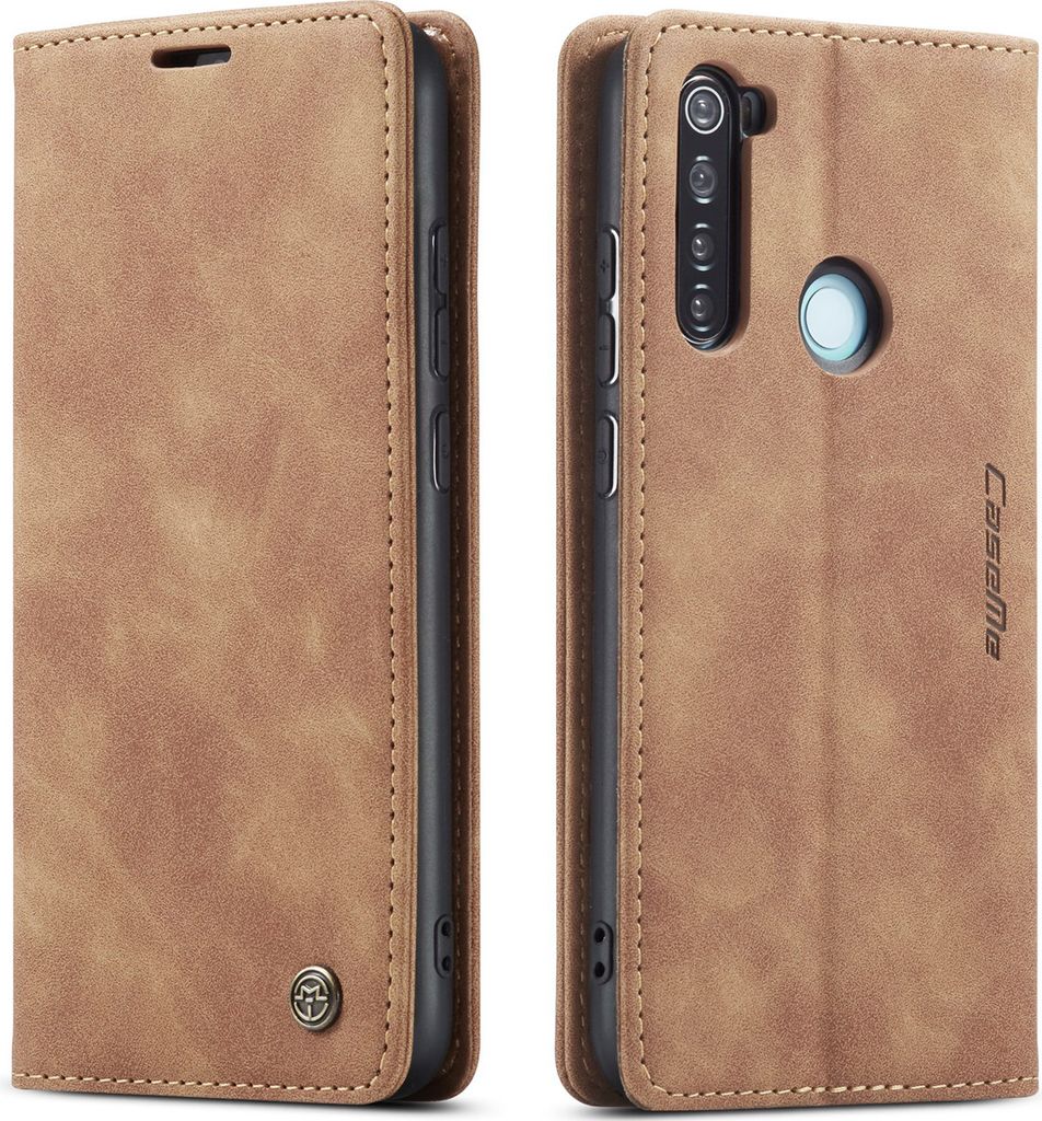 Redmi Note 8 Hülle, LaimTop Retro Kunstledertasche TPU Innere, Kartenfächer, Magnetverschluss, Klapphülle mit Standfunktion Schutzhülle für Xi...