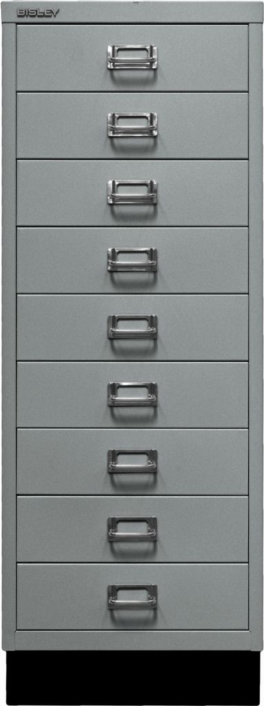 Bisley MultiDrawer , 39er Serie mit Sockel, DIN A3, 9 Schubladen