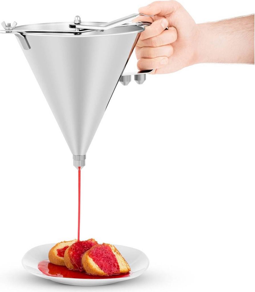 Royal Catering Fülltrichter - 2 L - mit 3 Füllspitzen