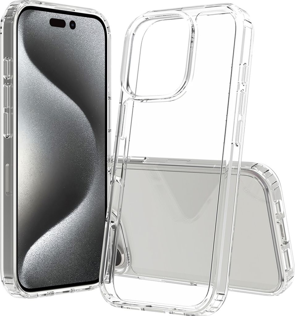 Mobigear Crystal Durchsichtig iPhone 16 Pro Hülle Hardcase Backcover - Transparent