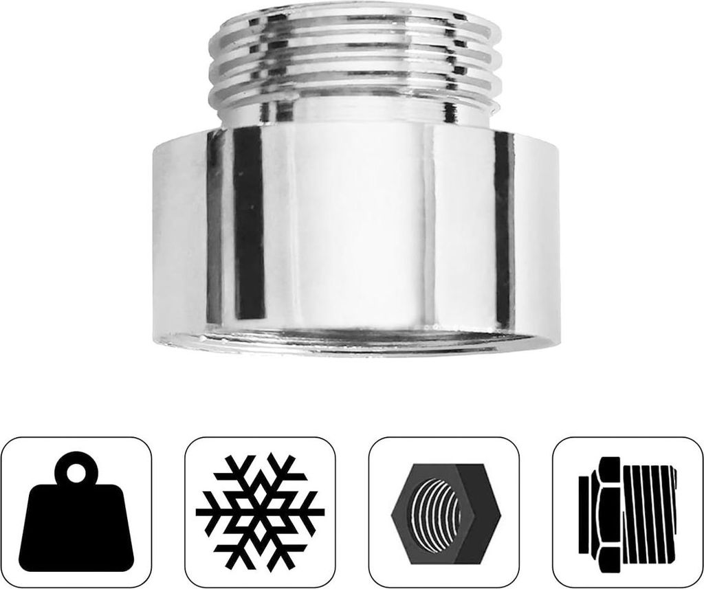 Schlauchadapter Mit Dichtung, Wasseranschluss Adapter 3/4 Produktbild 