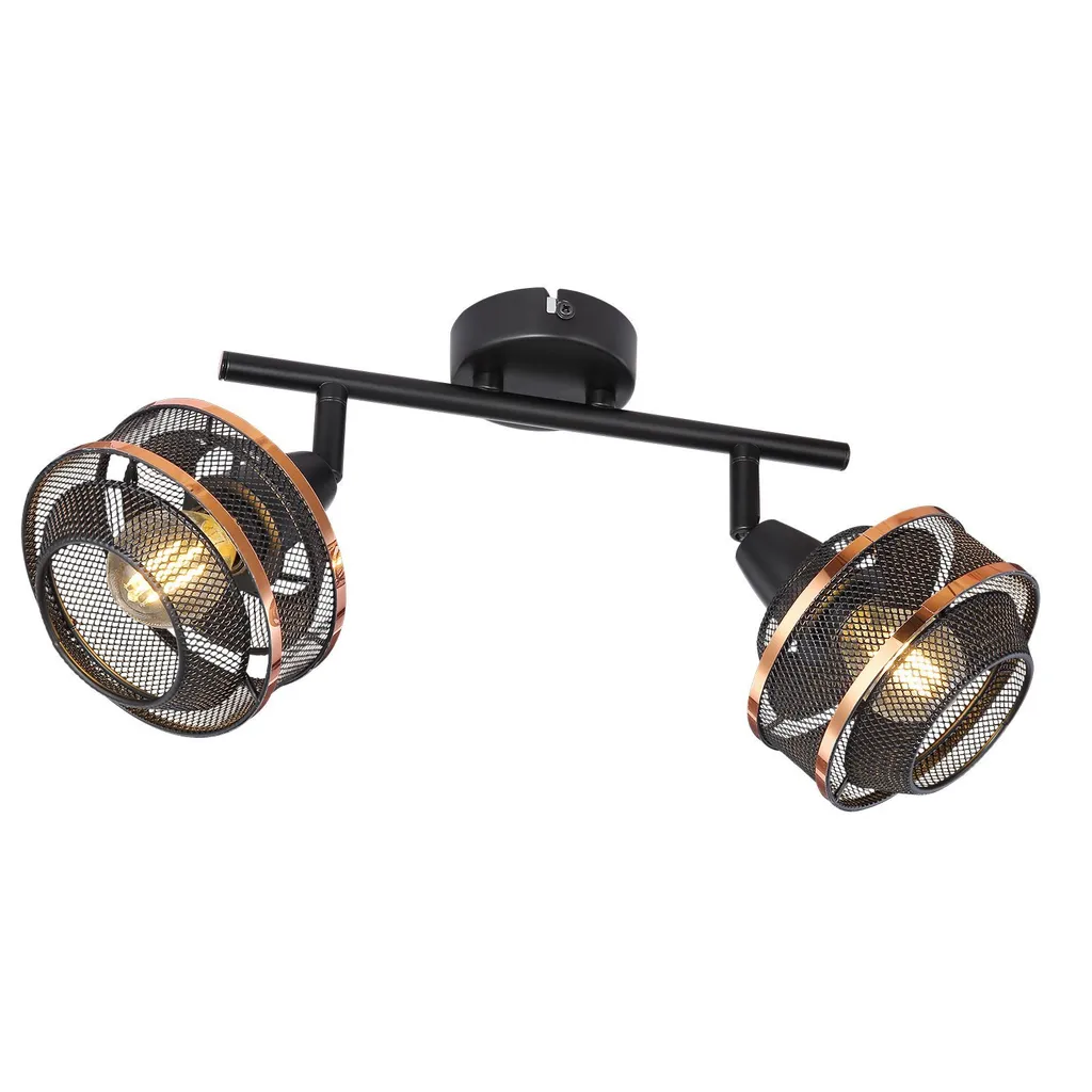 Plafoniera LED Compatible Globo Bellona 54020-2 Design Industriale