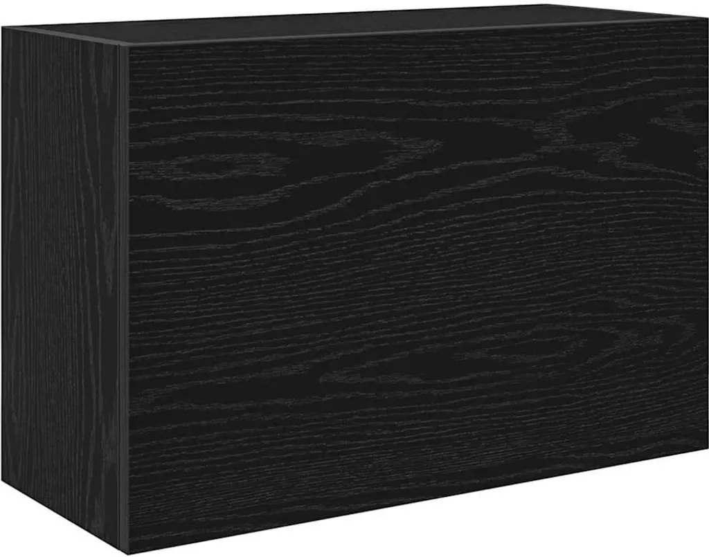 Pensile Bagno Nero vidaXL 60cm - Design Minimal in Legno Multistrato