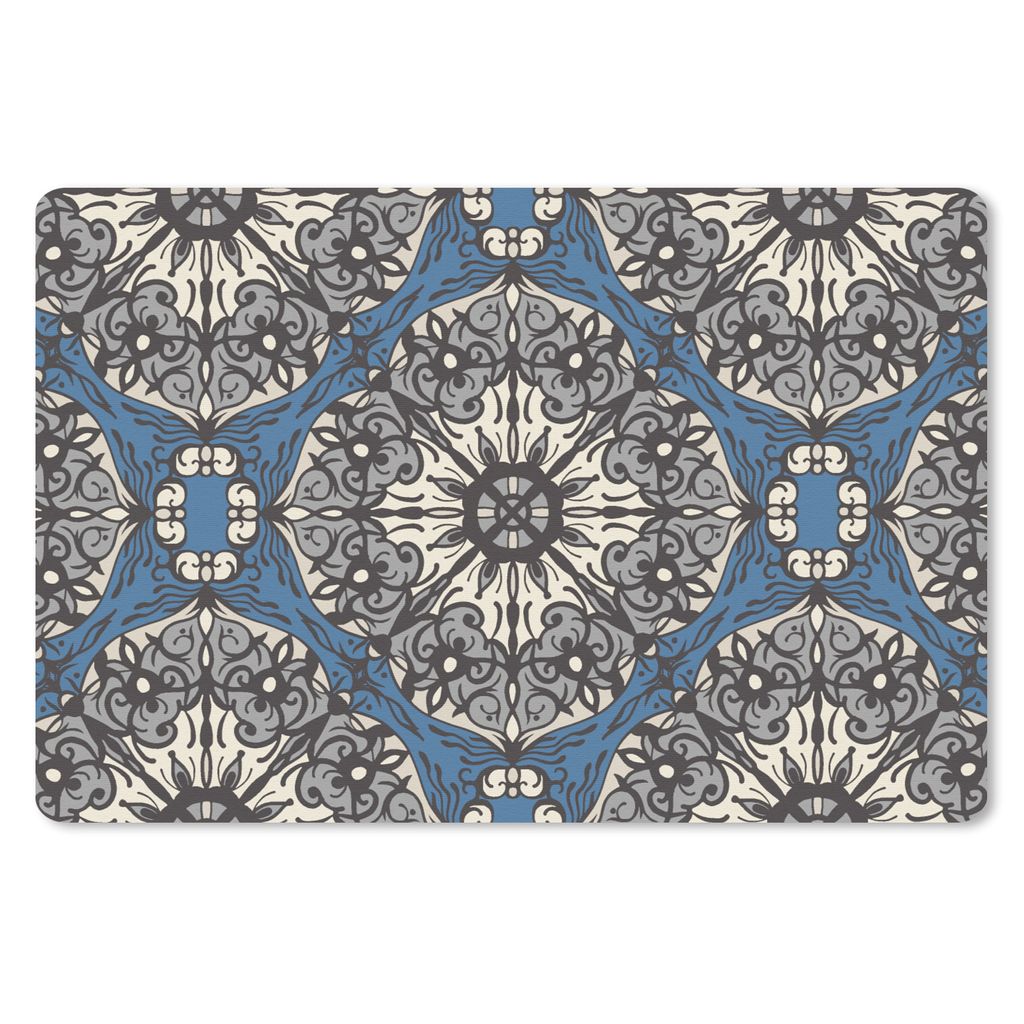 MuchoWow Schreibtischunterlage Mandala - Muster - Vintage 60x40 cm - XXL Mauspad - Großes Mauspad