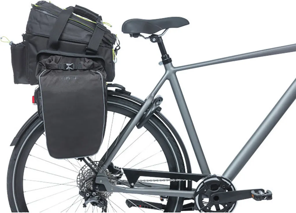 Sacoche Vélo Basil XL Pro MIK : Solution de Transport 9-36L Modulable