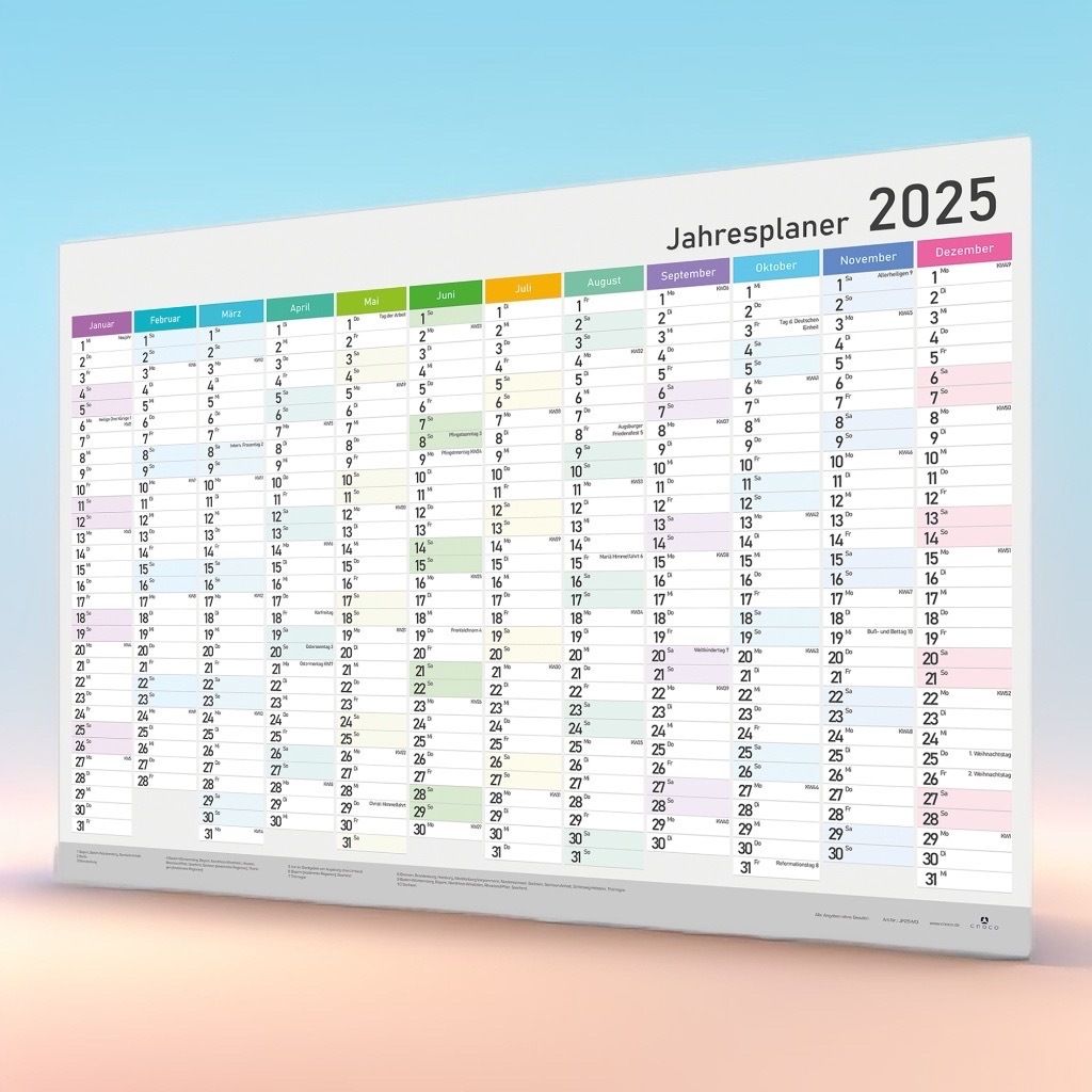 Wandkalender 2025 groß | XXL Jahresplaner 25, Produktbild 10