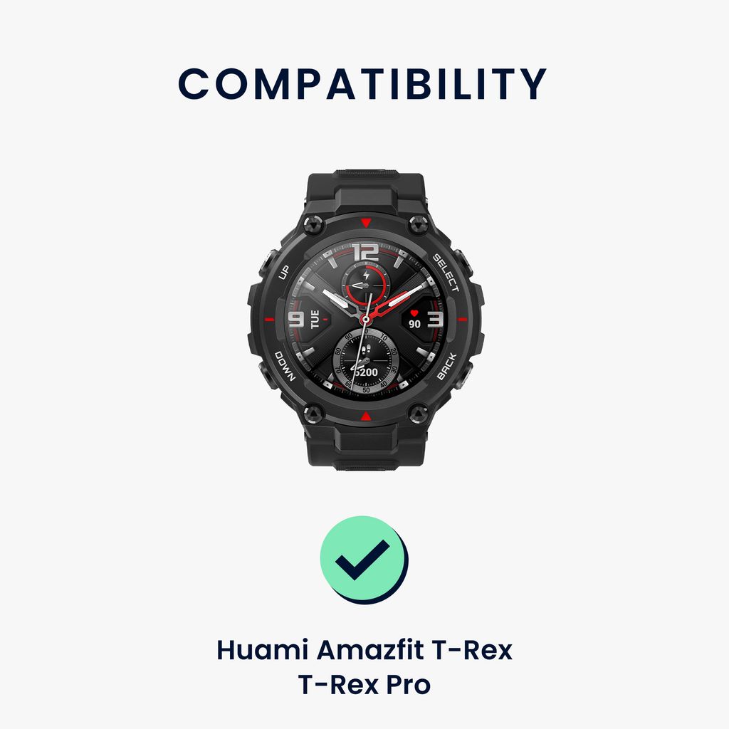 Edelstahl-Armband Für Amazfit T-Rex / T-Rex Pro – Ersatzarmband, Verstellbar, Mit Tool