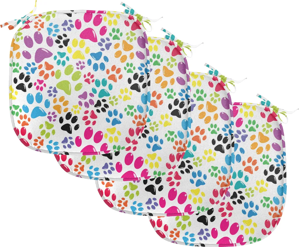 Coussin de chaise antitache et imperméable lot de 4 pour protéger sièges