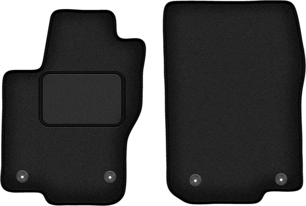 Tappetini Mercedes GLS (2015-) Velour Nero | Set Anteriori Wielganizator