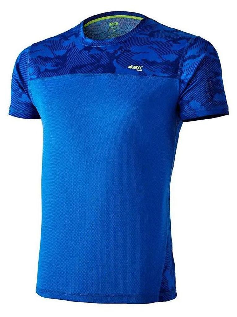 42k Running Mimet Kurzarm-t-shirt Blau L Mann Blau L