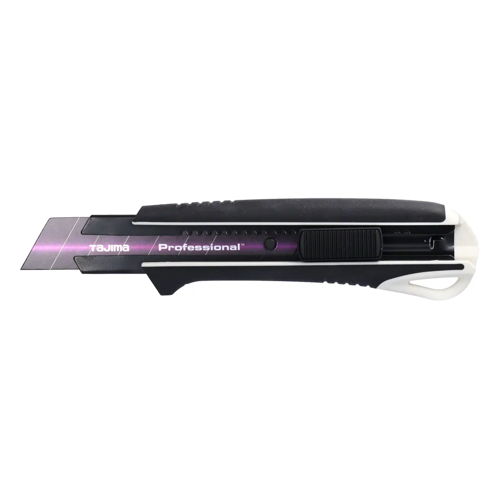 Tajima Dora Fin coltello da taglio con lama 18 mm Razar Black, con vite
