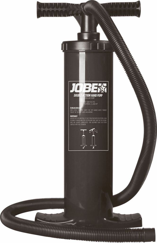 Jobe Double Action Hand Pump Doppelhub Luftpumpe Handpumpe Produktbild 