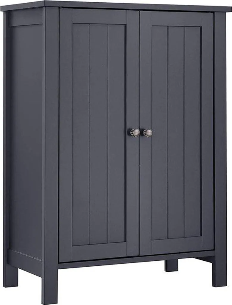 Meuble de rangement pour salle de bains gain de place blanc 60 x 30 x 80 cm