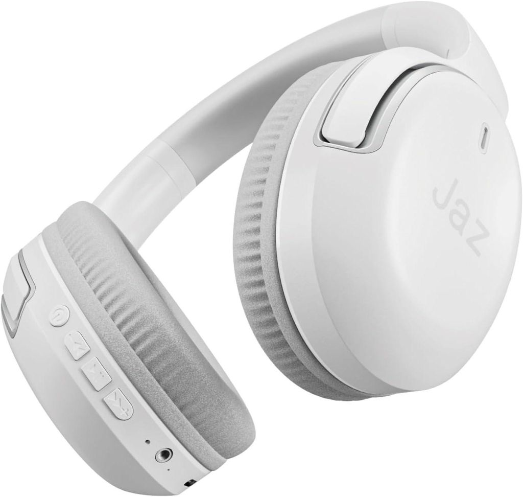 On-Ear-Headset, integriertes Mikrofon und Bedienelemente,USB-C-Kabel und Anleitung im Lieferumfang enthalten, für Smartphone, Tablet, 10h Akkulauf...