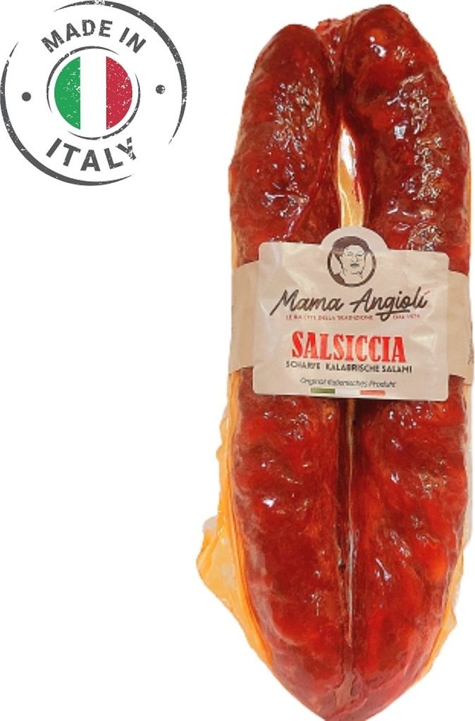 Mama Angioli scharfe Salsiccia, Kalabrische Salami, ca. 350 Produktbild 