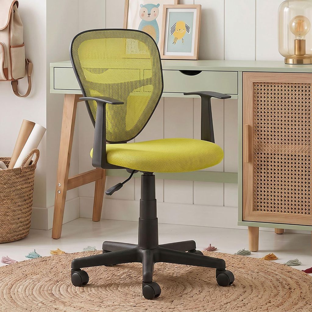 Schreibtischstuhl Kinder STUDIO ergonomisch, Gelb - Produktbild 