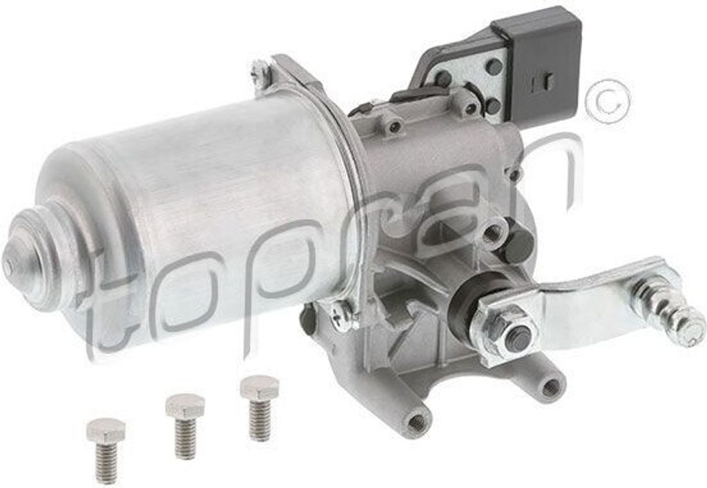 TOPRAN 115 063 Wischermotor OE 6Q1955119A kompatibel mit Polo 9N, Fabia
