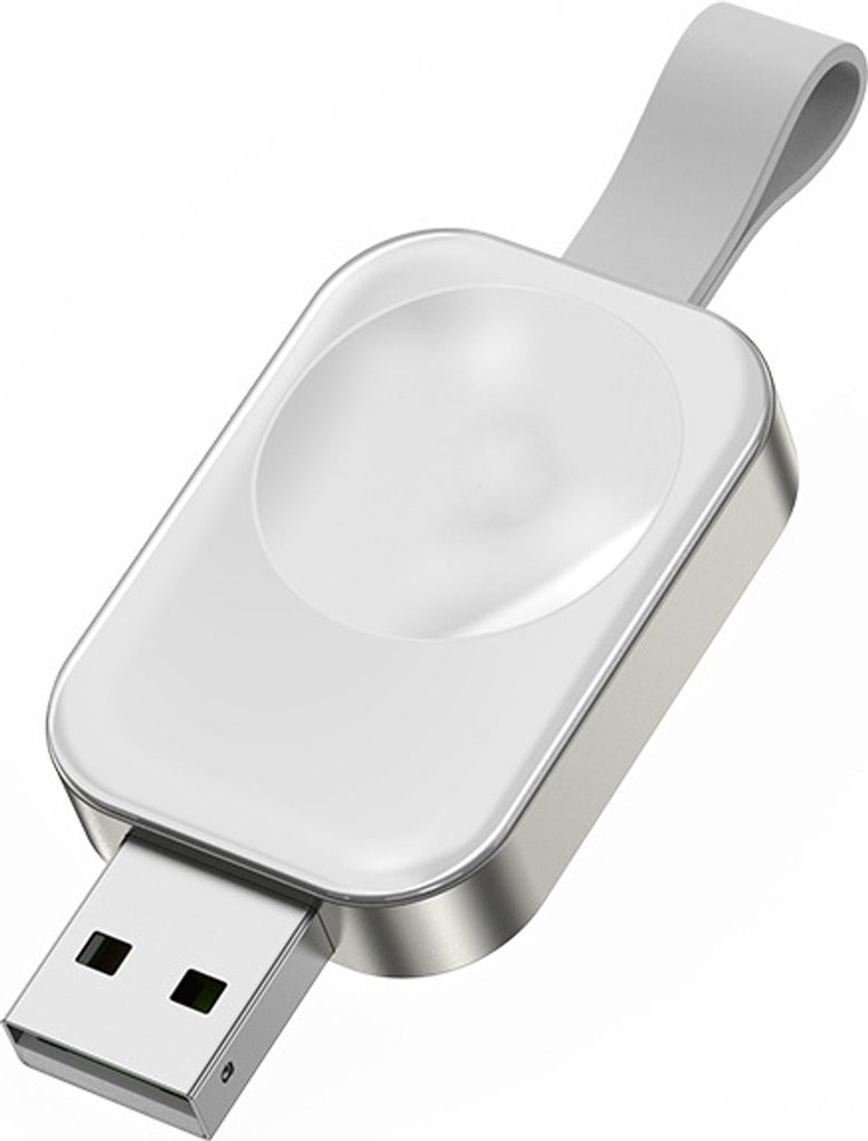 MMOBIEL Ladegerät für Apple Watch - Kompaktes USB-A Kabellose iWatch Ladestation auch für AirPods