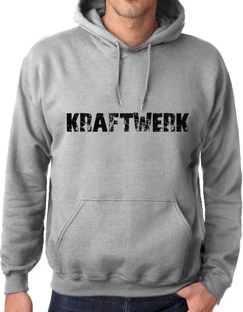 Uni Grafik Kapuzen-Sweatshirt Kraftwerk Öko-Verantwortlich Vintage Jahrgang Langarm Hoodies Pullover Geburtstag Geschenk Mann Frau