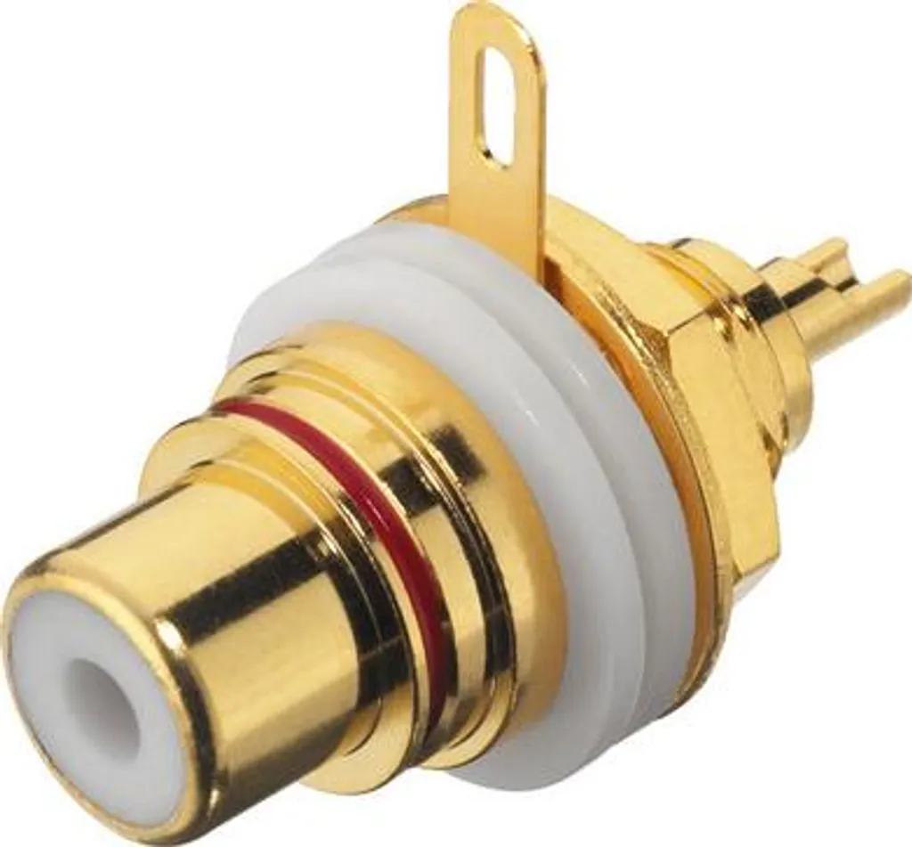 Prise RCA femelle pour châssis MONACOR T-710GI idéale pour ampli et DIY
