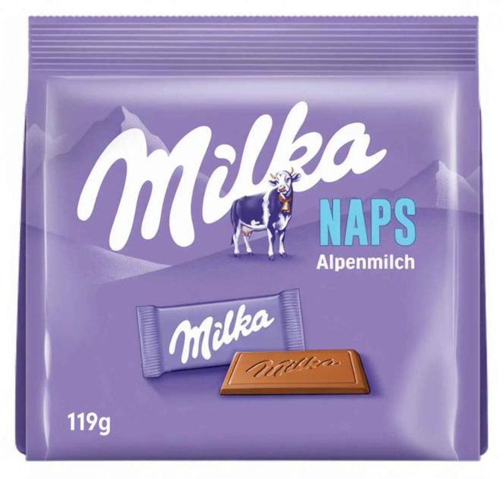Milka Naps Alpenmilch 119g Produktbild 