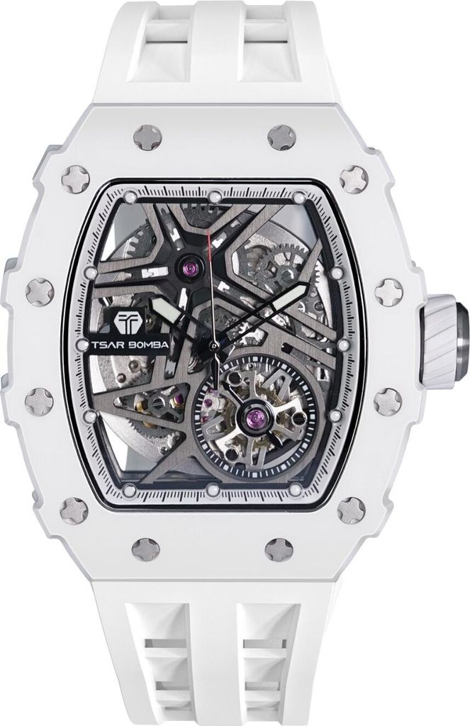 Tsar Bomba TB8209C-02 Herrenuhr Elementar Keramik Automatik 44mm 5ATM
