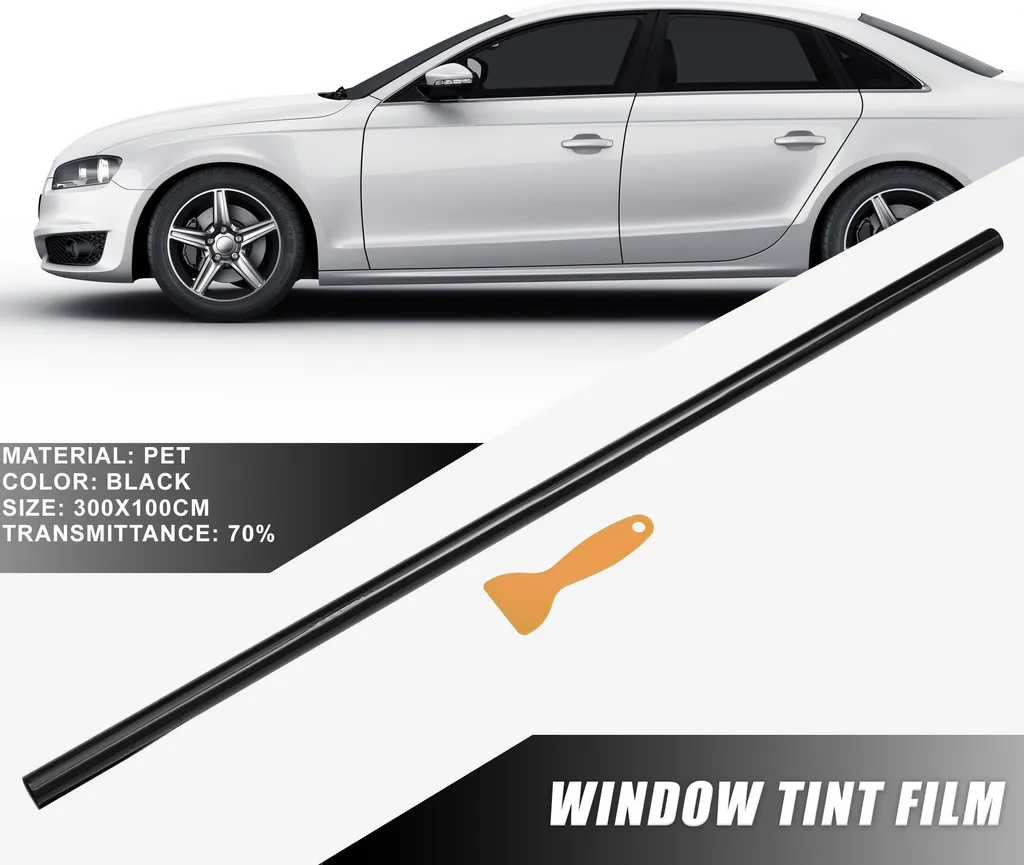 Protection Solaire Vitre Voiture 70% VLT Film 100x300cm Confort Thermique