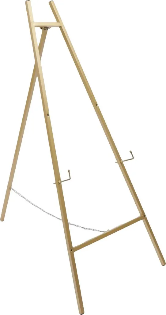 Chevalet doré pliable lot de 2 pour stabiliser vos affiches de magasin S