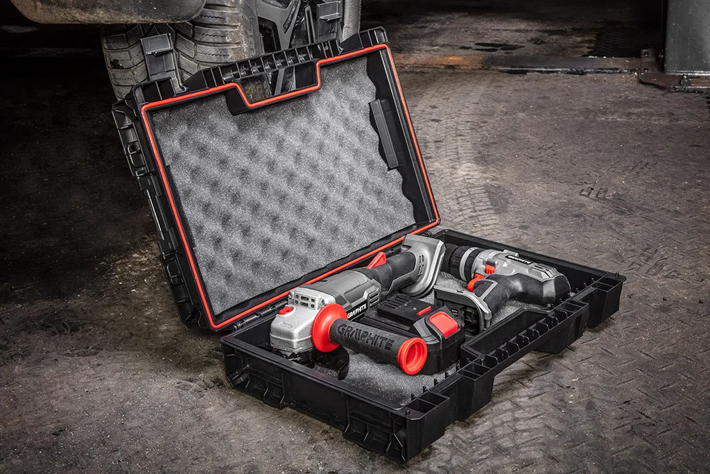 Valise de transport pour outils électriques GRAPHITE - Spécial Chantier - 5