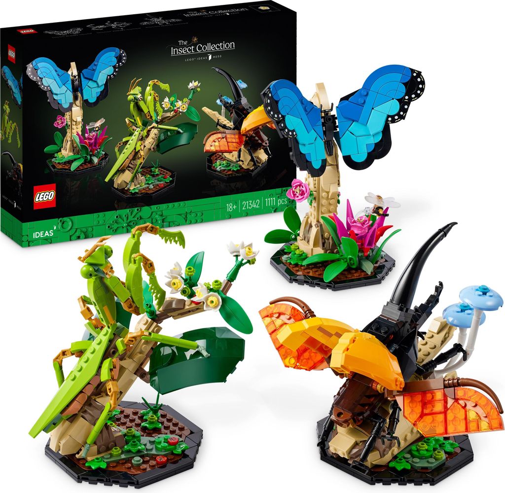 LEGO 21342 Ideas Kolekcja Owadów, Zestaw Klocków dla Zdjęcie produktu 