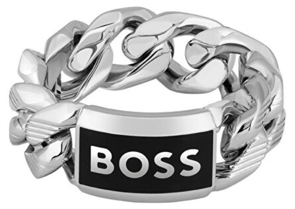 Herren-Stahlring Kassy Badge 1580681 - Kreis: 66 mm