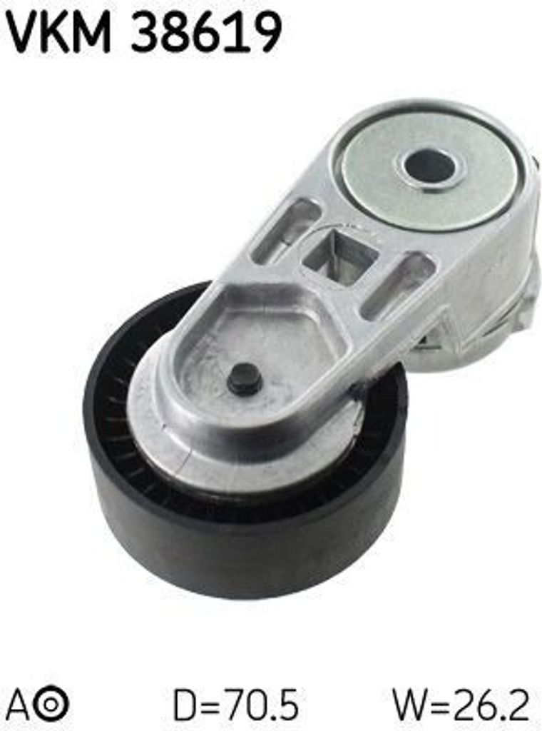 SKF VKM 38619 Spannrolle Keilrippenriemen für JEEP GRAND CHEROKEE II (WJ, WG) WRANGLER II (TJ)