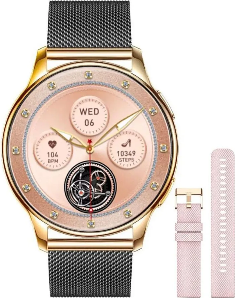 Smartwatch Rubicon RNCF30 SET Montre Connectée avec Bracelet de Rechange