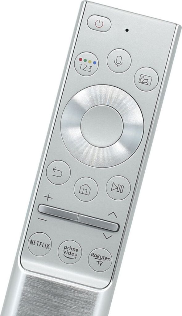 azurano Fernbedienung für SAMSUNG BN59-01328A, BN5901328A, RMCRMT1AP1, SUB BN59-01327B Sprachfernbedienung Metall Gehäuse QE GQ 4K QLED Series