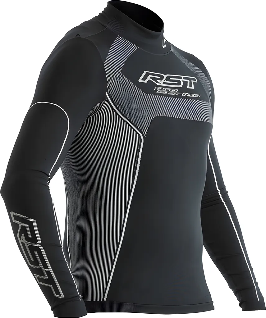 T-shirt Technique de Moto RST Tech X Coolmax - Maillot Respirant Noir