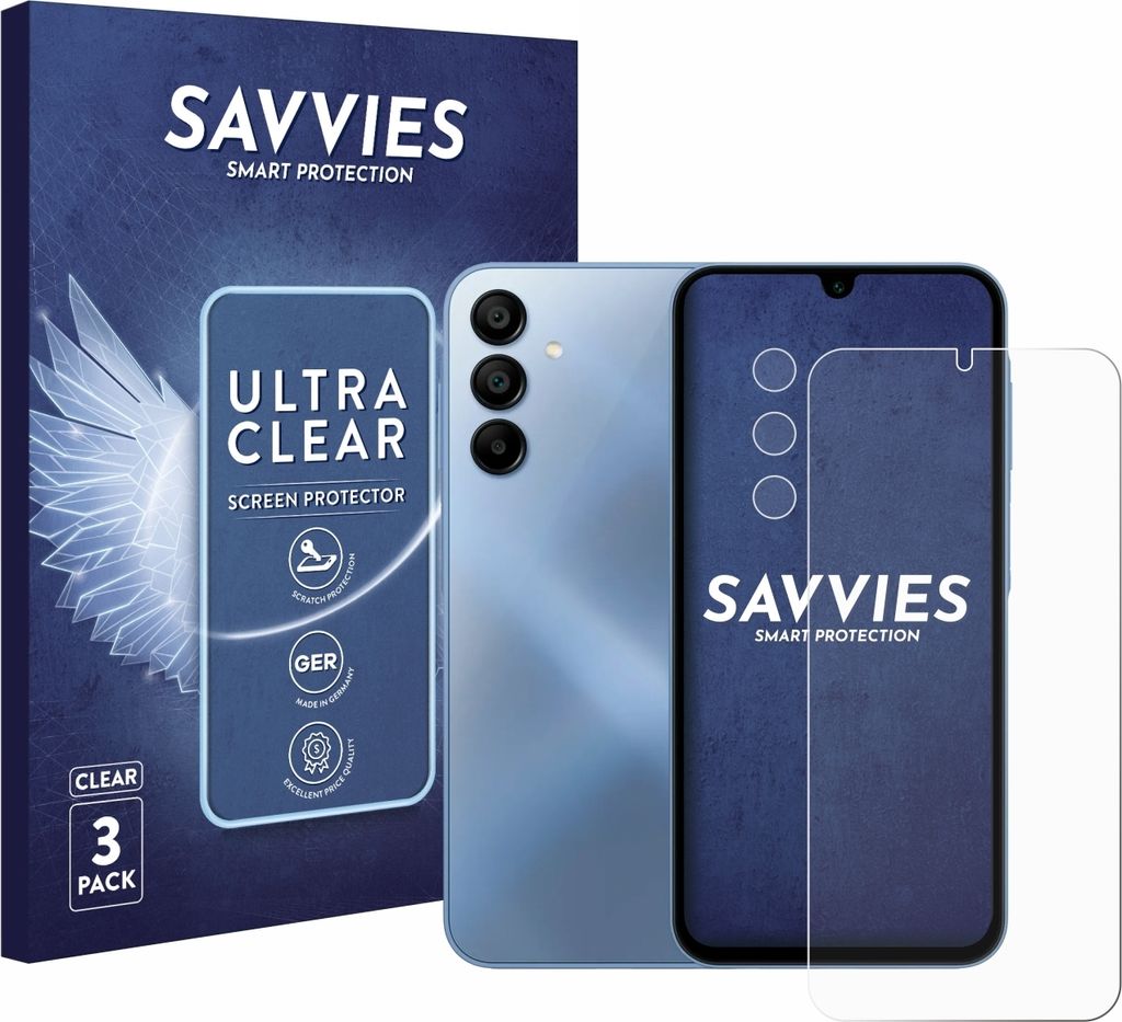 A product shot of a phone screen protector and its packaging.