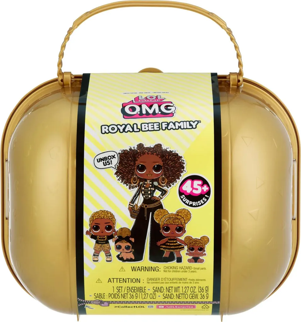 Coffret de Poupées L.O.L. Surprise OMG Royal Bee Family avec Accessoires