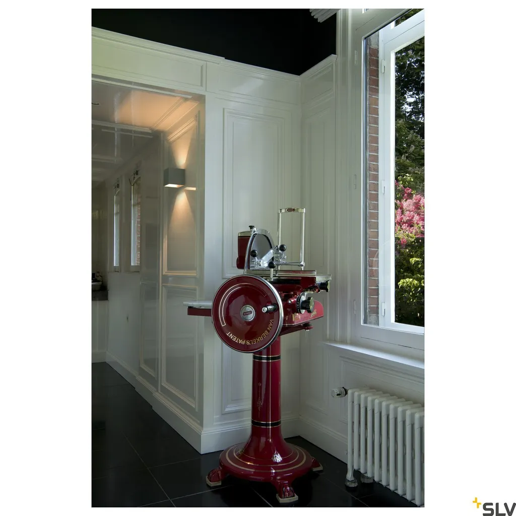 Applique murale SOLID CUBE grise G9 25W avec double diffusion haut et bas