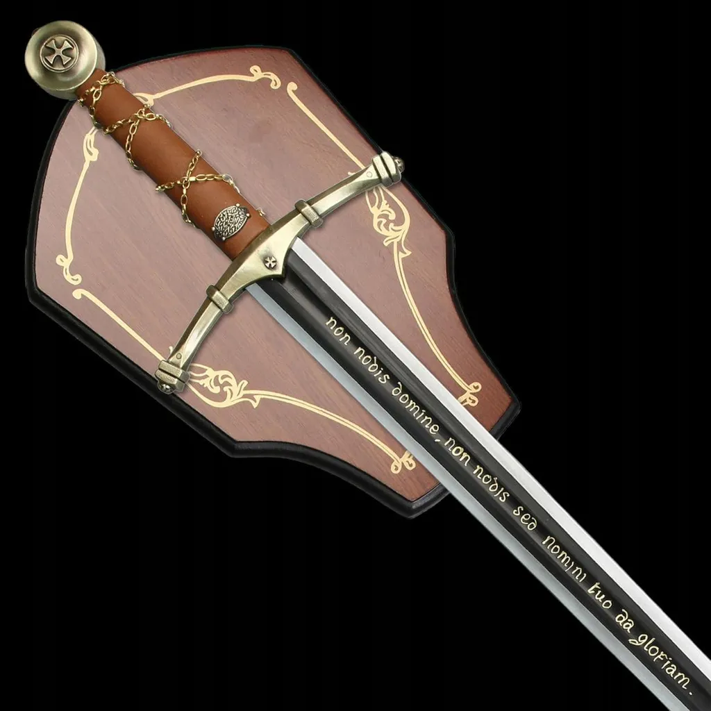 Épée médiévale décorative SW-601 avec fourreau en métal pour collection - 6