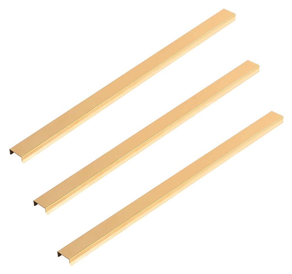 HOME DELUXE Dekoleiste für Akustikpaneel 3er Set – Gold 50 Produktbild 