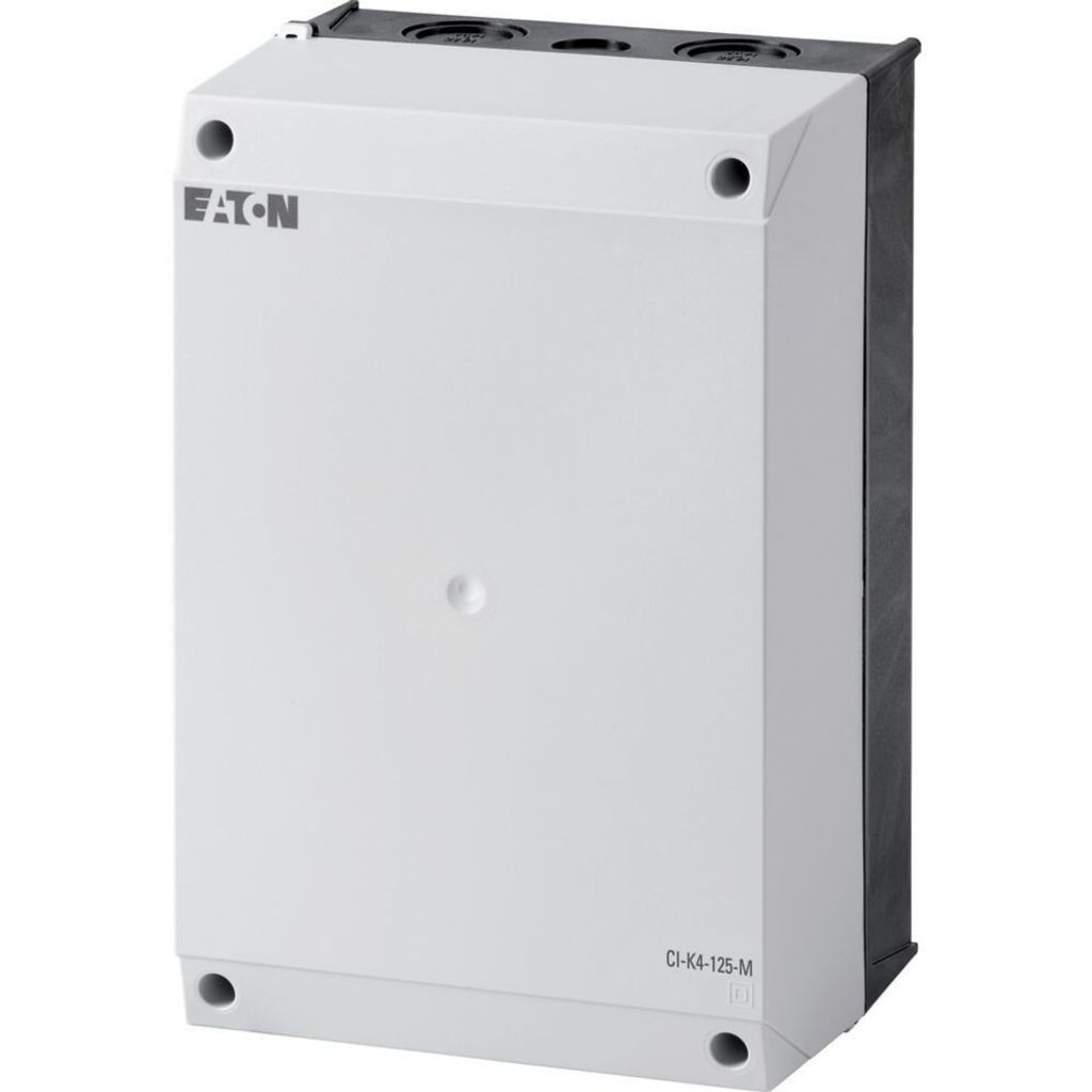 Eaton Leergehäuse für Montageplatte (B x H x T) 160 x 240 x 125 mm Licht-Grau (RAL 7035), Schwarz (RAL 9005) CI-K4-125- (206897)