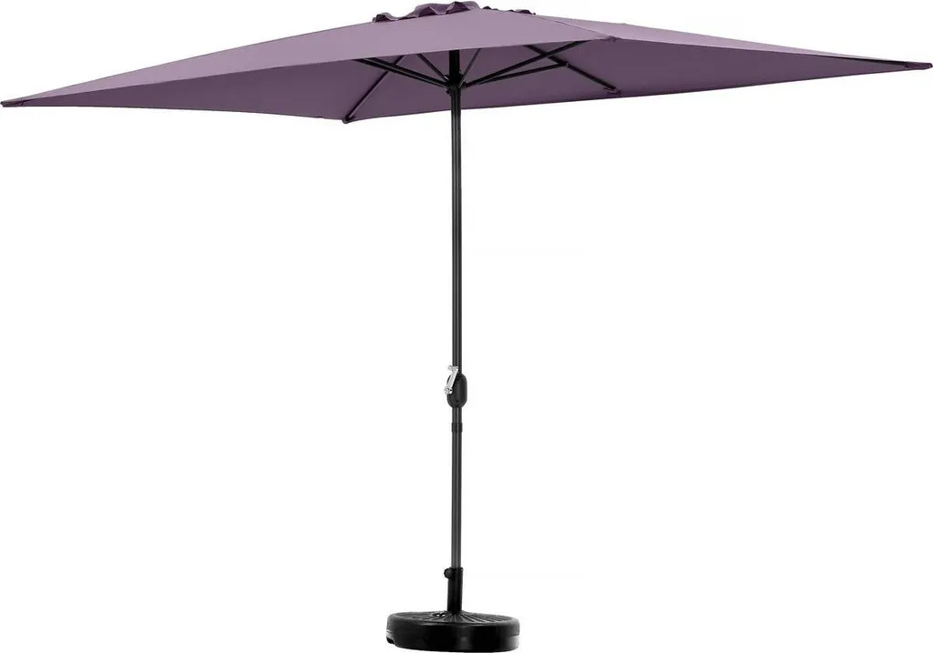 Parasol rectangulaire pour balcon et terrasse Sol 2 - 2x3 m Violet Prune