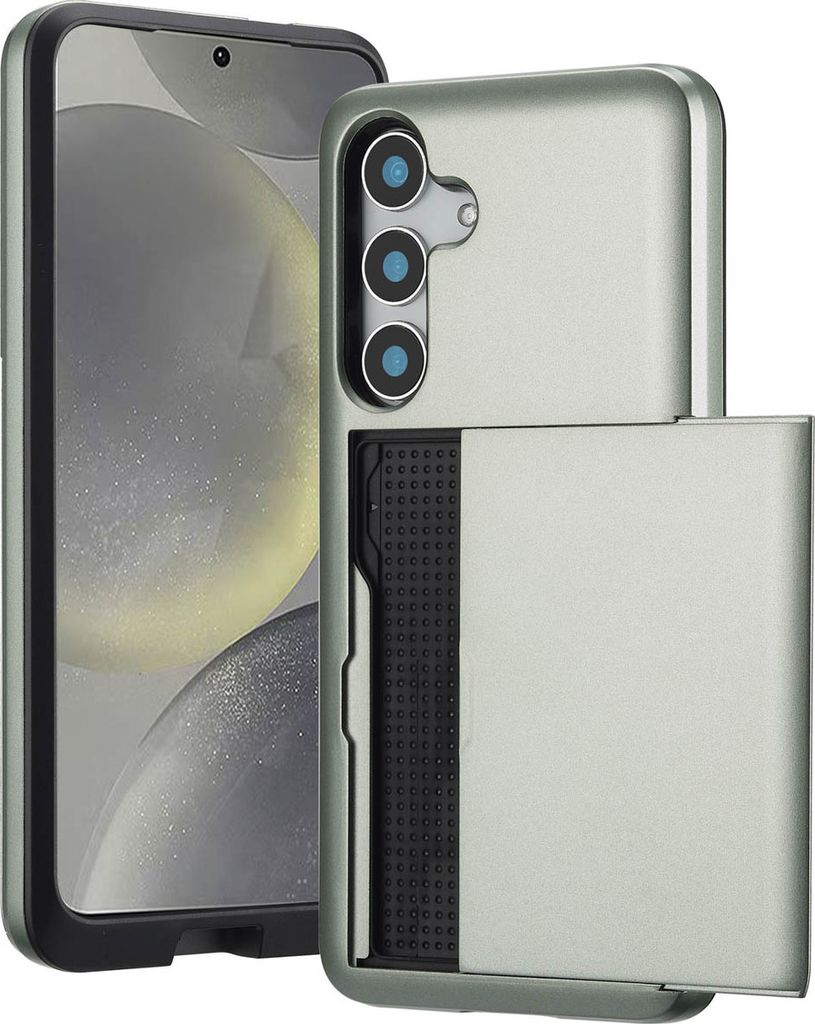 imoshion Backcover mit Kartenfach Samsung Galaxy S25 - Grün