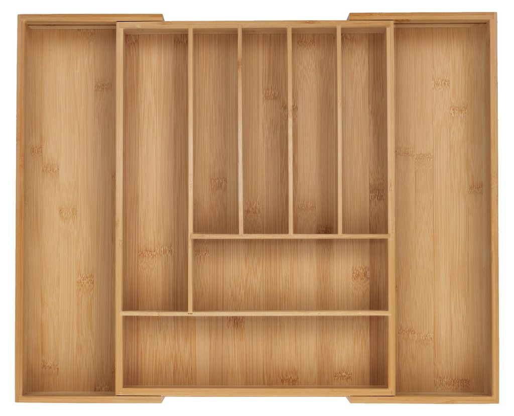 Portaposate Relaxdays, 7–9 scomparti, inserto estraibile Immagine del prodotto  Immagine generata dall'IA