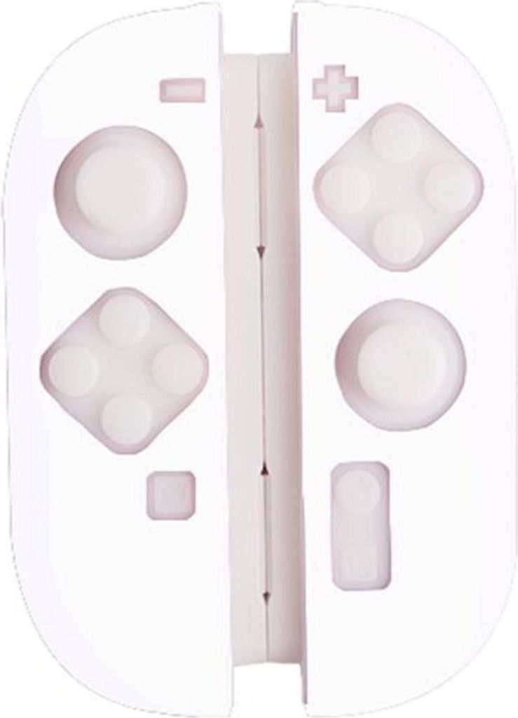 Für Nintendo Switch 2 Joy-Con Grip Design Soft Touch Silikon Schutz Hülle Weiß