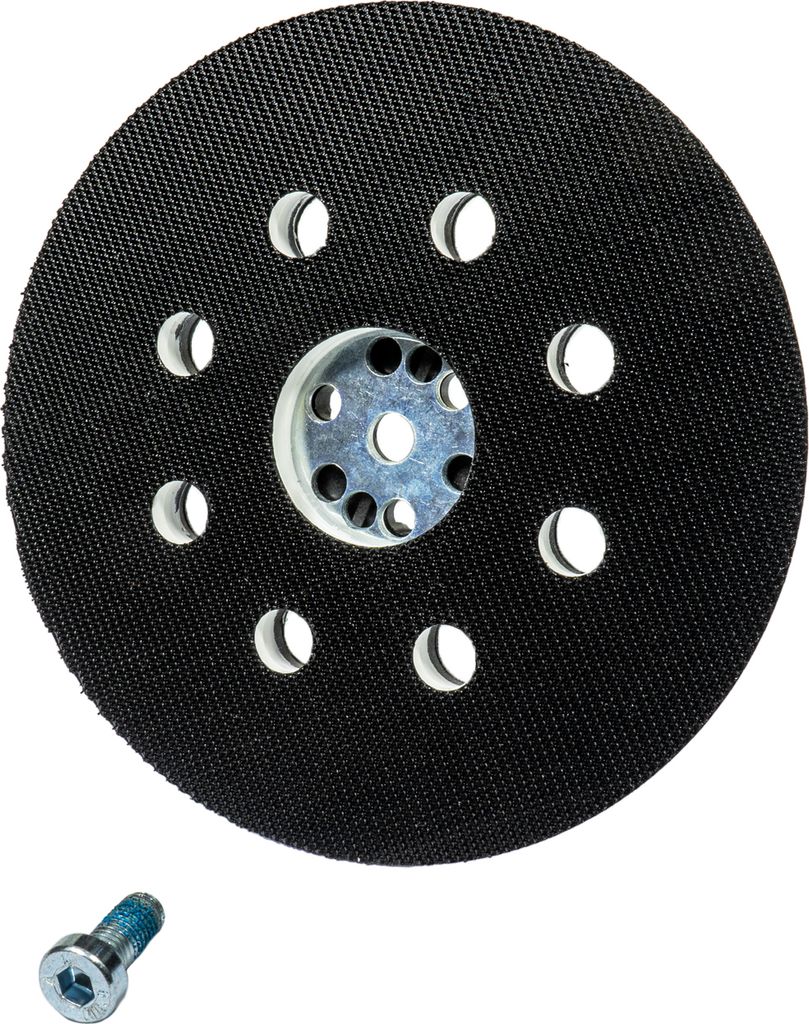Bosch Professional Klett-Schleifteller Ø 125 mm für GEX 125 A / AC, Stützteller für Exzenterschleifer