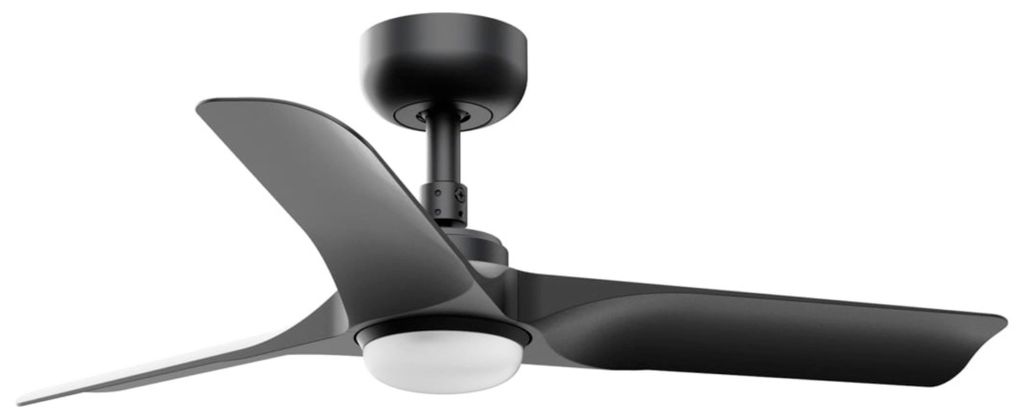 Energiespar Deckenventilator mit LED Beleuchtung und Produktbild 