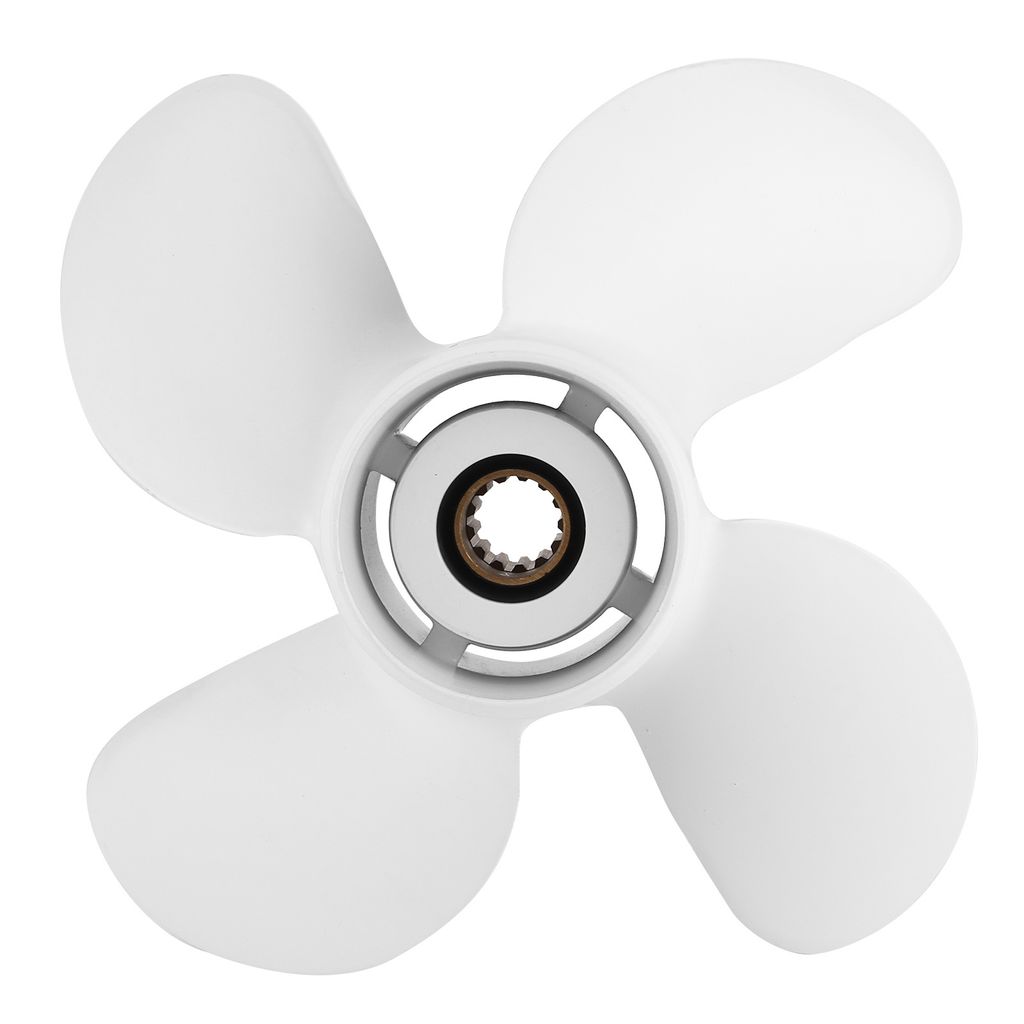 Bootspropeller,Außenbordpropeller,13 Spline Propeller,4 Blätter Propeller,Propeller für Yamaha,Right Hand Propeller