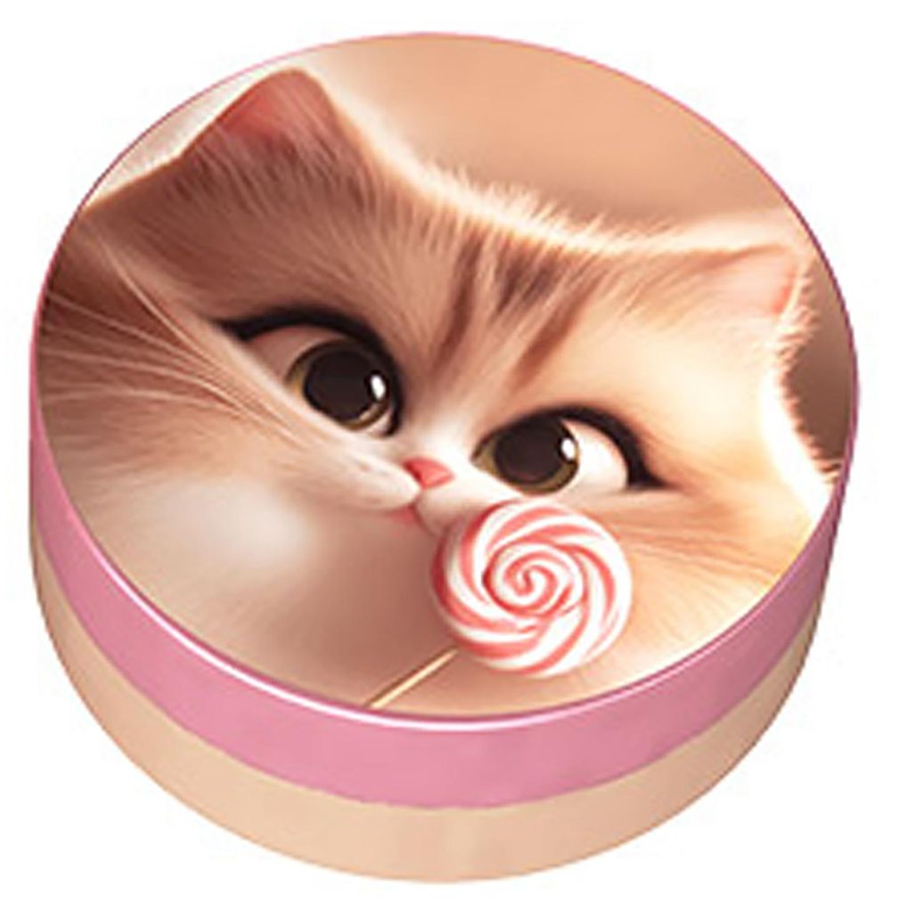 Radiergummi 2,5cm Prima Cat Motiv weich & staubfrei 1 Stück Rosa