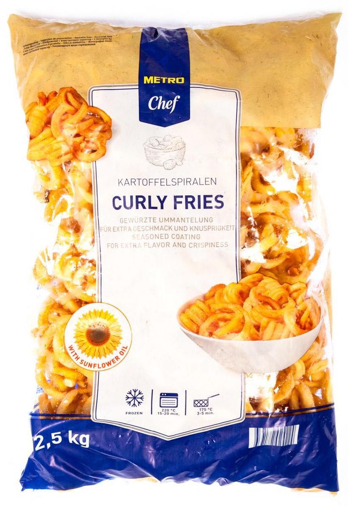 Curly Fries 2.5kg - Metro Chef